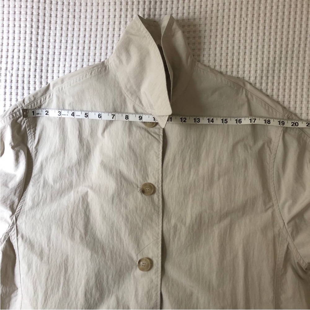& Other Stories Neutral Beige Lightweight Trench Coat - Picture 4 of 13